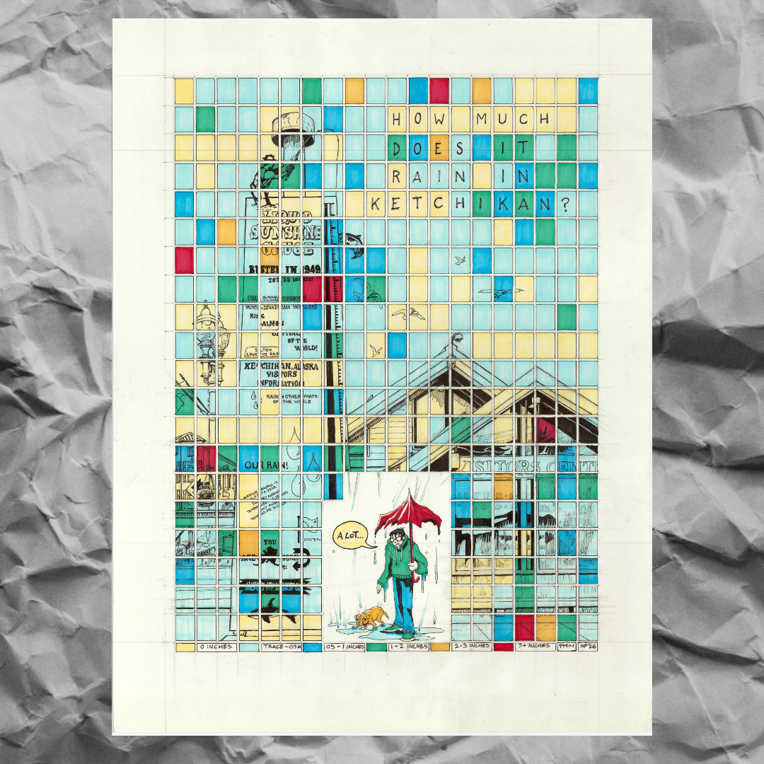 LIQUID SUNSHINE CALENDAR '25 COMIC PRINT